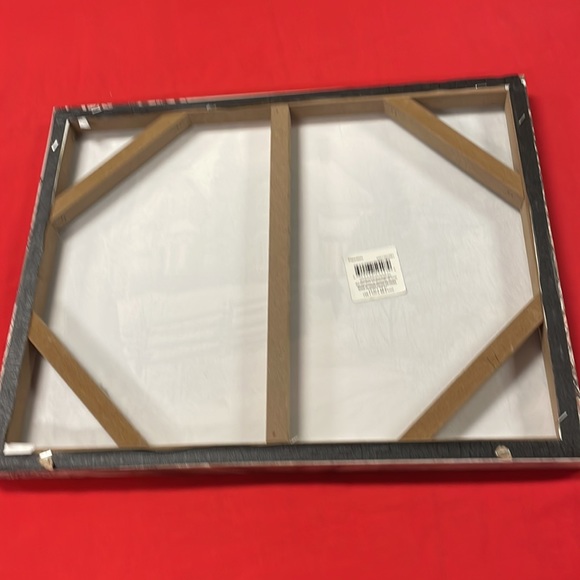 Rare D.R. Laird Limited Edition Canvas Print Preparations Christmas Tree - Picture 12 of 12